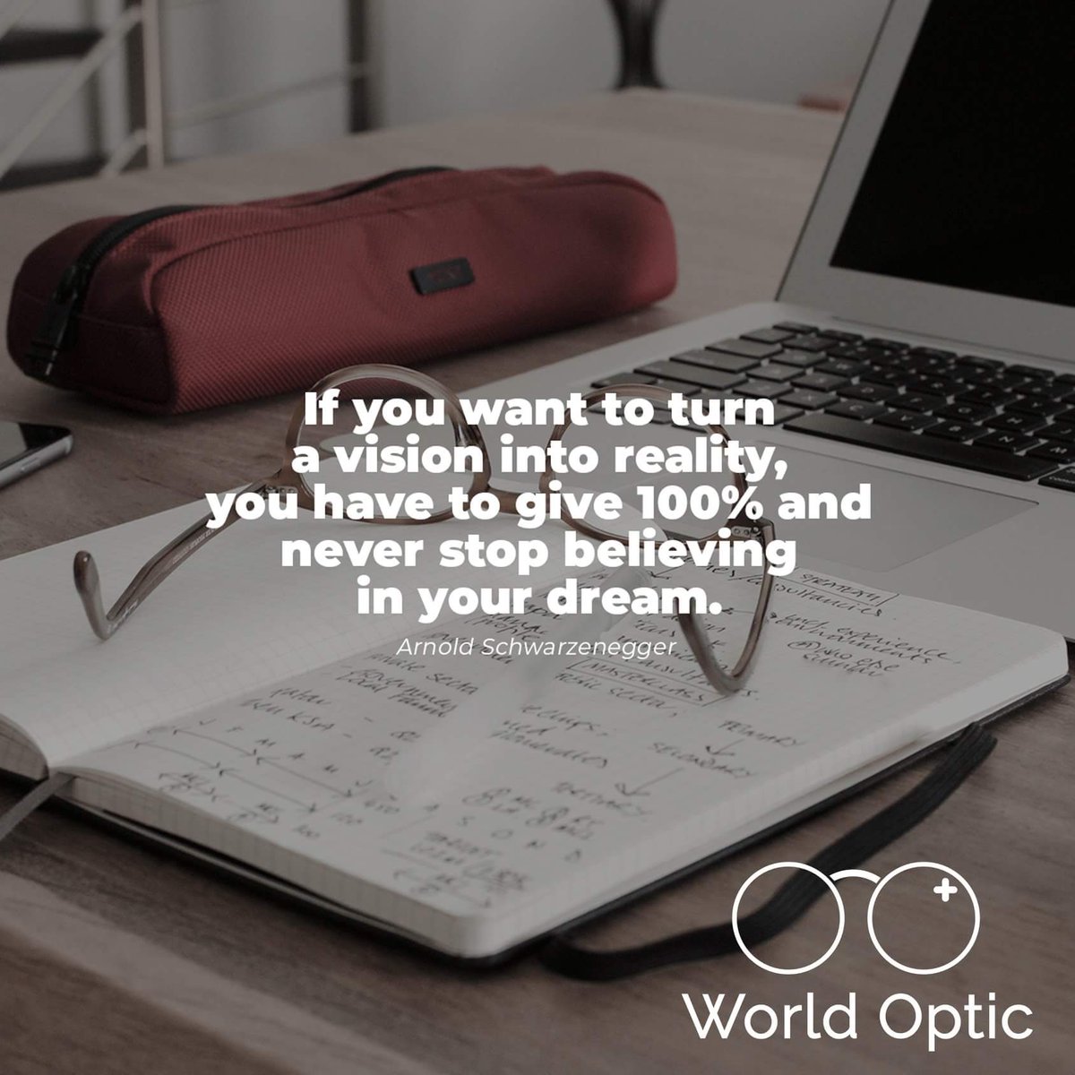WorldOptic's tweet photo. Sunday Motivation!  https://t.co/Ow8Pv6OOBA #eyewear #eyewearrepairs #optical #helpmesee #yourvisionisourpassion #arnoldschwarzenegger #fullerton https://t.co/GpPR8lbxZD