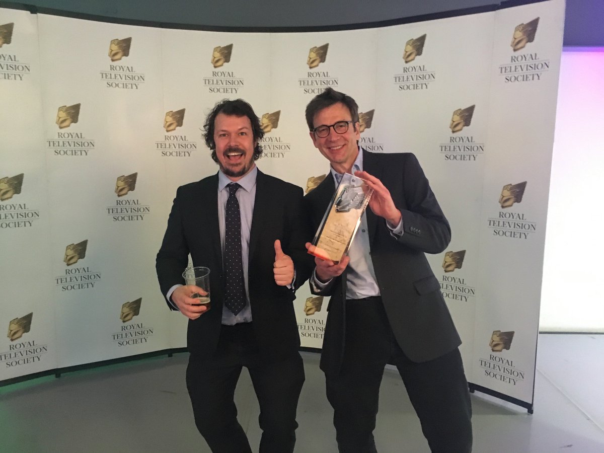 RTS_Bristol's tweet photo. The Natural History winners from Keo West with their RTS Award! https://t.co/Rx1RNBzOK8