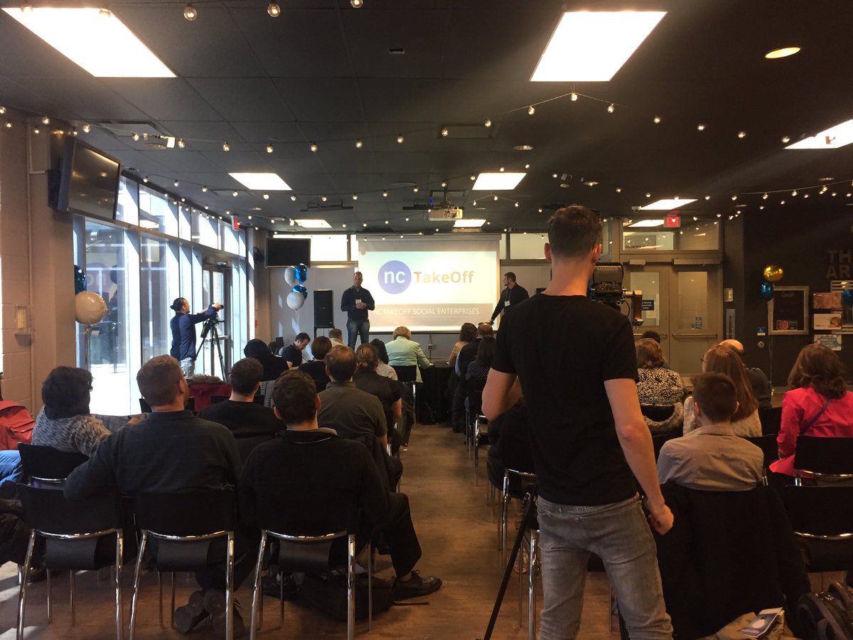 ihubNiagara's tweet photo. Congratulations to Cancovery &amp; our friends at @ncTakeOff for hosting a successful Social #StartupWeekend, a 48 hr event that featured a Keynote from @codeniagara's @yashvi_shah, workshops from @leahfeor &amp; @InnovateNiagara &amp; fostered @niagaracollege student powered #SocEnt ideas! https://t.co/1pNUuE6gZw