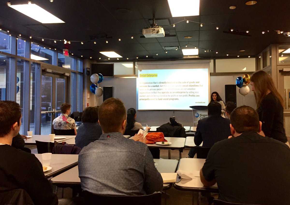 ihubNiagara's tweet photo. Congratulations to Cancovery &amp; our friends at @ncTakeOff for hosting a successful Social #StartupWeekend, a 48 hr event that featured a Keynote from @codeniagara's @yashvi_shah, workshops from @leahfeor &amp; @InnovateNiagara &amp; fostered @niagaracollege student powered #SocEnt ideas! https://t.co/1pNUuE6gZw