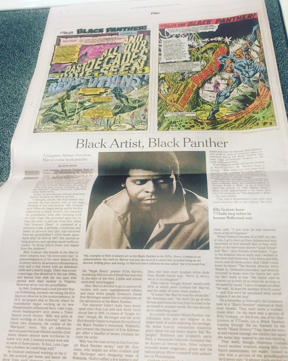artist_billyg's tweet photo. Anyone read the paper today ??😁😁
#newyorktimes #billygraham #march11 #sunday #seanhowe https://t.co/mwq0GIjcJ5