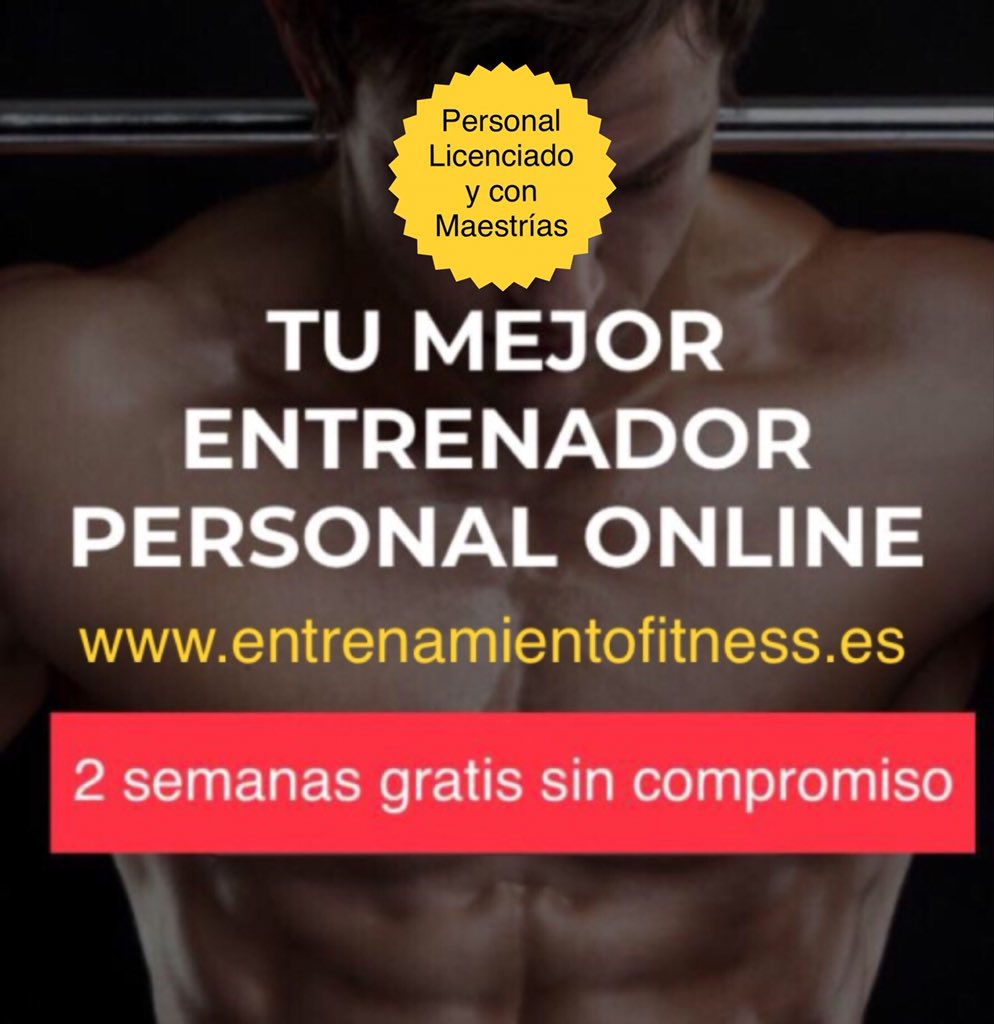 bestcoachweb's tweet photo. #entrenamiento #entrenadorpersonal #fitness #gym #gimnasio #actividadfisica #entrenamientofitness #ejercicio #training #workout #trainer #entrenar

TU MEJOR ENTRENADOR PERSONAL!

2 semanas gratis sin compromiso!
29€/mes CON POSIBILIDAD DE 19€/mes (preguntanos como) https://t.co/GEz2owjphS