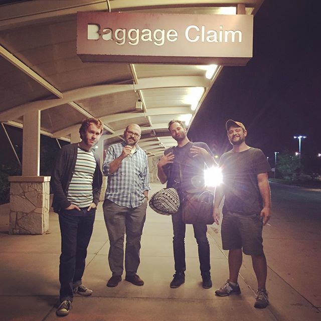 ConcavityShow's tweet photo. Throwback to the night before the ISU Wallace conference began, 2017, with past guests Matt Luter on the left, and Rob Short on the right. Photo by two-time guest Corrie Baldauf (@corrie_baldauf). #davidfosterwallace #icemode https://t.co/rQAWsPjS0c https://t.co/6cUiXjf0a1