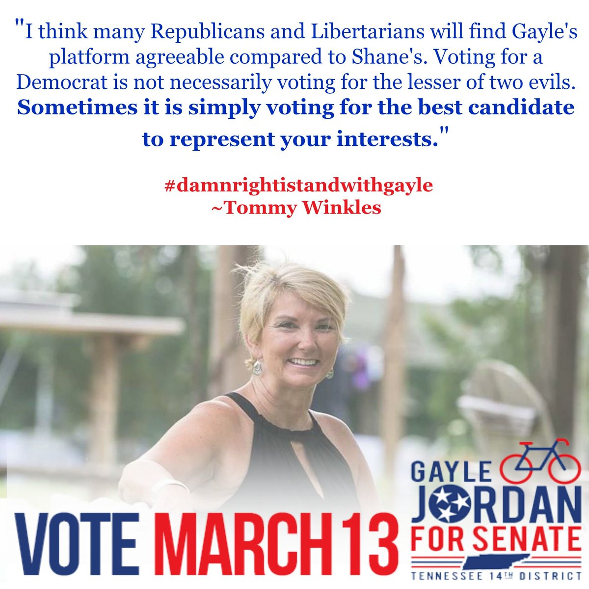 we_are_just_us's tweet photo. #NotesFromSupporters #DamnRightIStandWithGayle #VoteForGayle #SpecialElectionMarch13 #VoteTuesday! https://t.co/PtzPffucJF