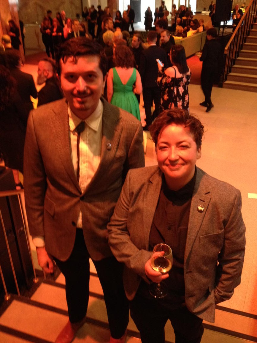 HuntingPignut's tweet photo. Nominee Dani Bailey with her Best Original Song competition @thehillinmind at the CSA reception! https://t.co/v5XDRlYyvs
