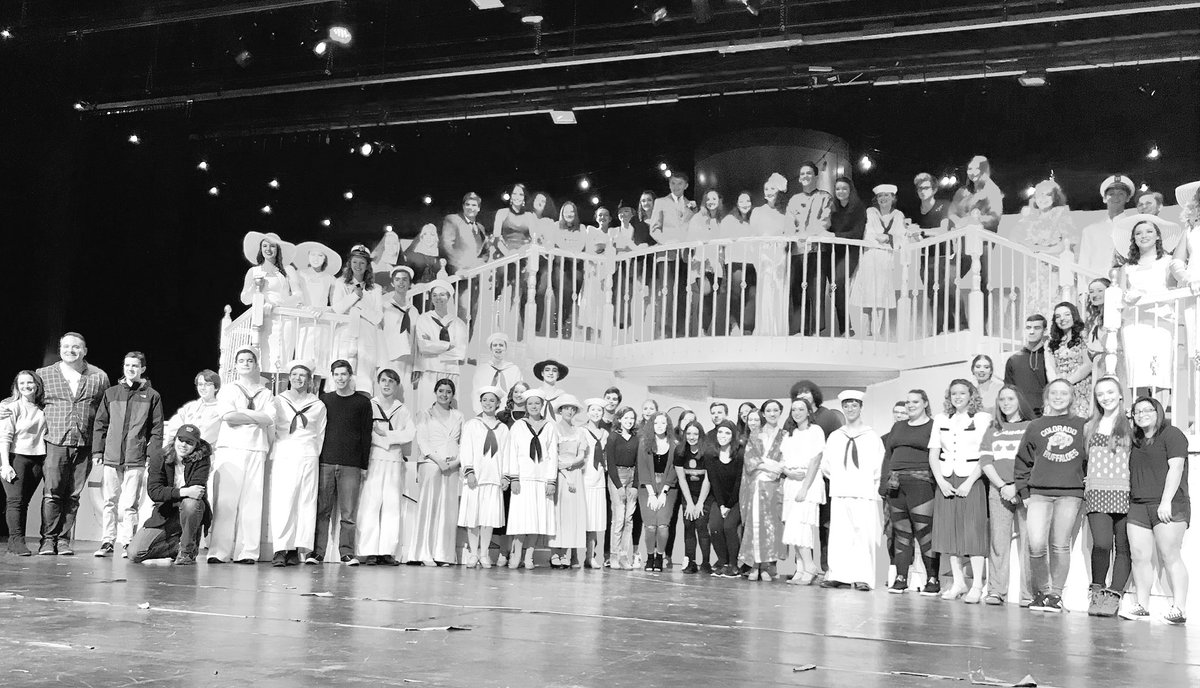 CFGirlsGolf's tweet photo. Incredible amount of talent and joy on the stage during Anything Goes! Congrats on an amazing production: MARY @baldwinn19, ALEXA @Dtbscare and the entire cast & crew! #talentedteammates #golflikeagirl #cfevs https://t.co/YRvtSvGkYK