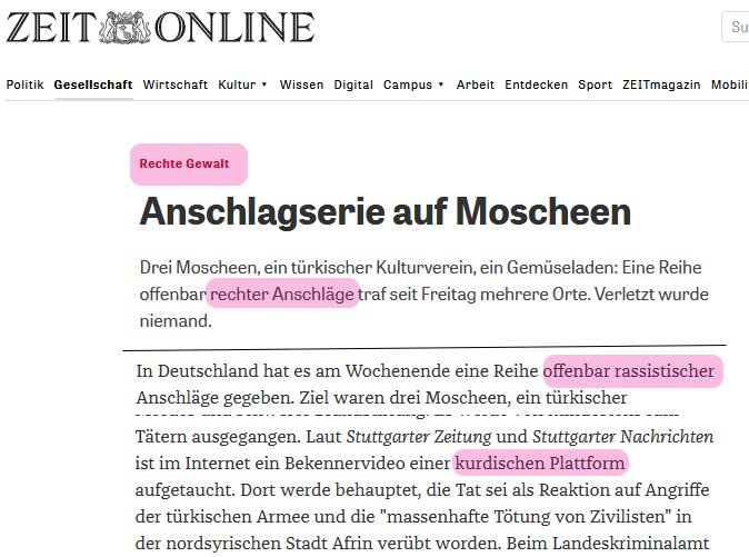 AfD_Hamburg's tweet photo. Laut @zeitonline handelt es sich bei der Anschlagsserie auf türkische Einrichtungen um "offenbar rechte" und "offenbar rassistische Anschläge". 

Im letzten Absatz erwähnt sie dann noch beiläufig ein Bekennerschreiben, das auf kurdische Extremisten hinweist.🙄

#afd #hamburg https://t.co/YpRSX2Hbzo