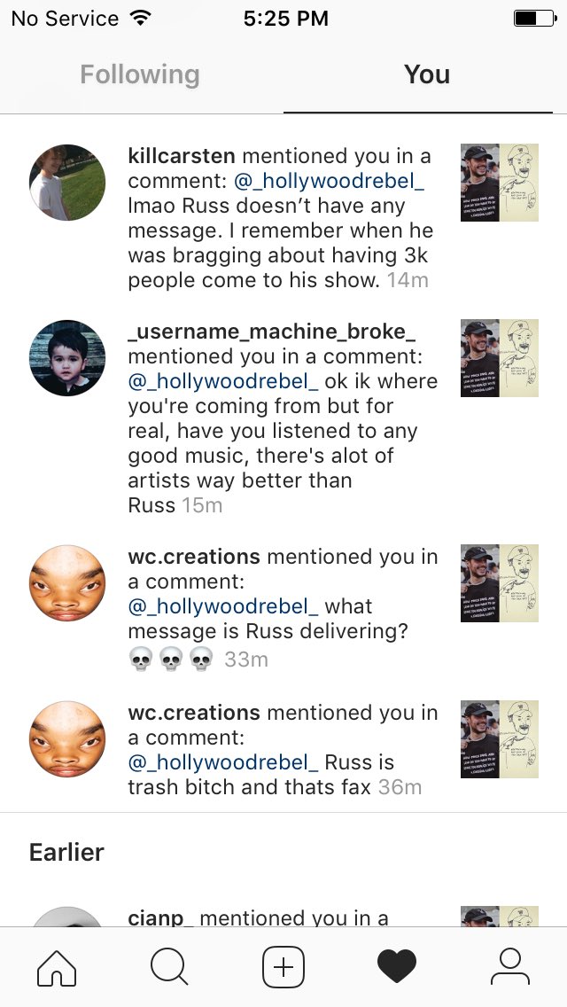 TickleMeDEZIE_'s tweet photo. When you get into a full war on IG w/ assholes about @russdiemon ! Call me a bitch all you want, I know who I am but DO NOT slander russ name or music!!💯 https://t.co/Tumnps9A9Z