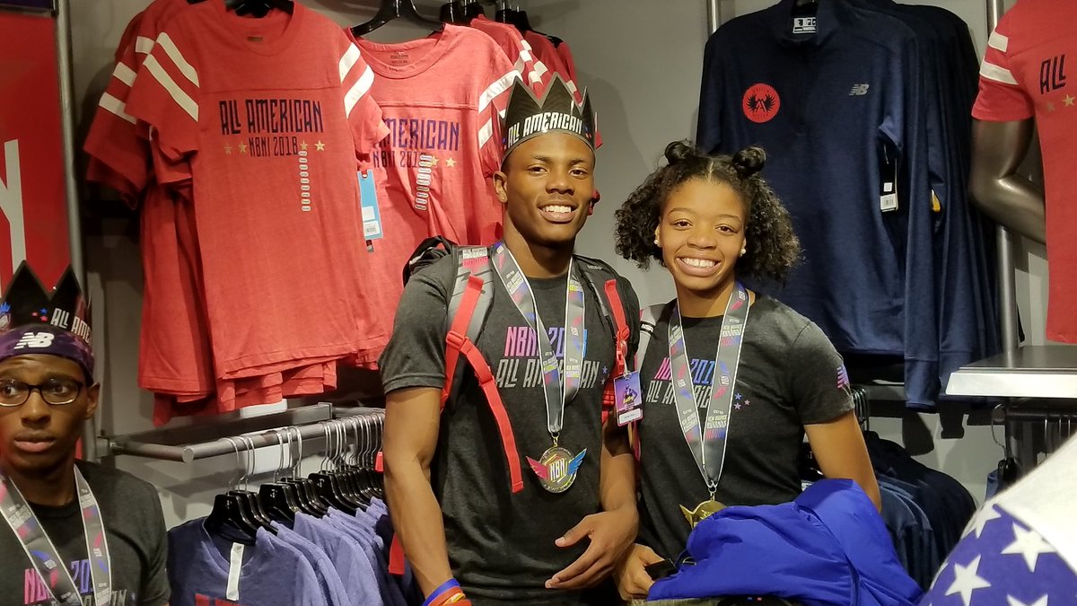 ArnitaFletcher's tweet photo. When you and the Bestie from different schools have the same All American status in common. #proudofyoutwo #southeastraleigh #parkland @sier_raaaa @famoussav7 @mfletch505 @NCRunners https://t.co/cGHPrAXjhn