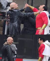 cinetographer's tweet photo. Shazam'ın çekimleri devam ediyor. Film 5 Nisan 2019'da vizyona girecek. #ShazamMovie https://t.co/IUVw1lvE8b