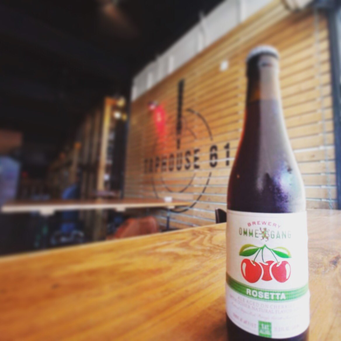 TapHouse61's tweet image. Sunday Funday with Jesse! “It's a Flanders Oud Brun Ale aged on cherries. Traditional Belgian Kriek, pleasingly tart with a touch of sweetness. Brewed exclusively for Brewery Ommegang by Liefmans, a sister brewery, in Belgium. It’s one of my favorite bottles in stock right now.”