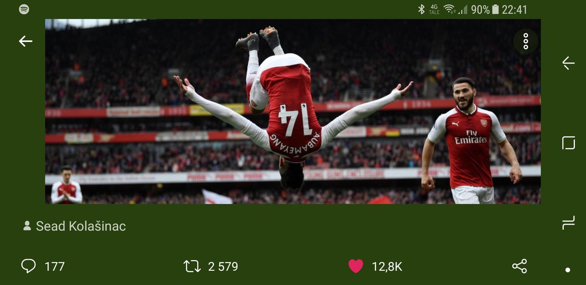 siurstad's tweet photo. More of this 😁😁👍👍#afc @Aubameyang7 https://t.co/NRjG4y5Hcr