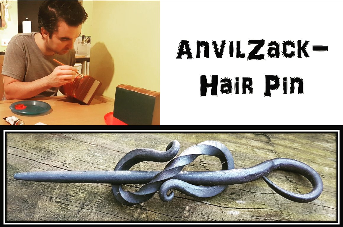 AnvilZack's tweet photo. New Video is live. Making mother's day hair pins. For my two favourite women in my life. Happy Mother's day.

https://t.co/XzVcYyBiky

#AnvilZack #blacksmithing #zacksmith #handforged #anvil #forgedinfire #metalwork #forge #blacksmith #hairpin #mothersday https://t.co/1hA1xzBosV