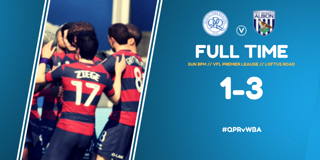 VFLQPR_'s tweet photo. End of tonight's games in @TheVFL_ Not the result and performance we were looking for against WBA but a nice game and confidence booster for the boys against BCFC https://t.co/99vERyV9l4