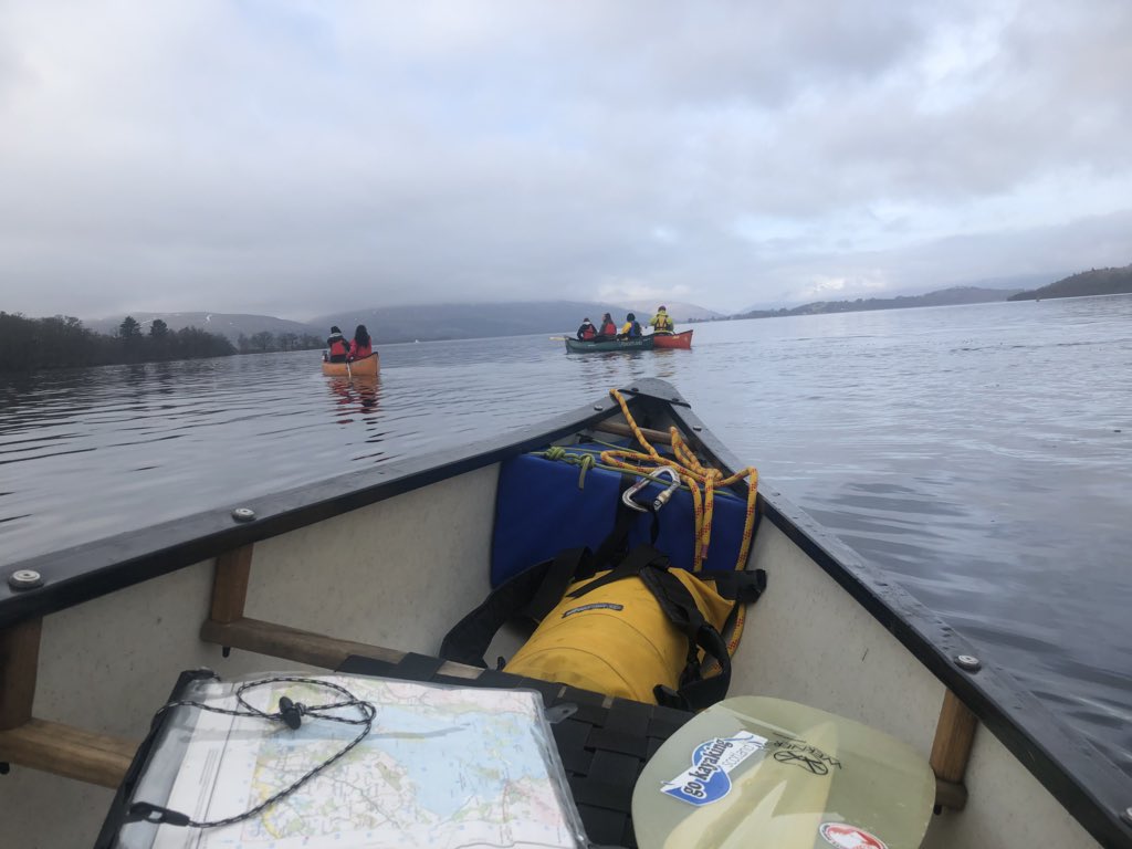 Bobinson1's tweet photo. Great day on Loch Lomond for @adventacad training silver @DofEScotland participants from StColumbas school @UK_Haglofs  @WigwamSocksUK @palmequipment @VentureCanoes @houcanoes https://t.co/jXRORoLu99