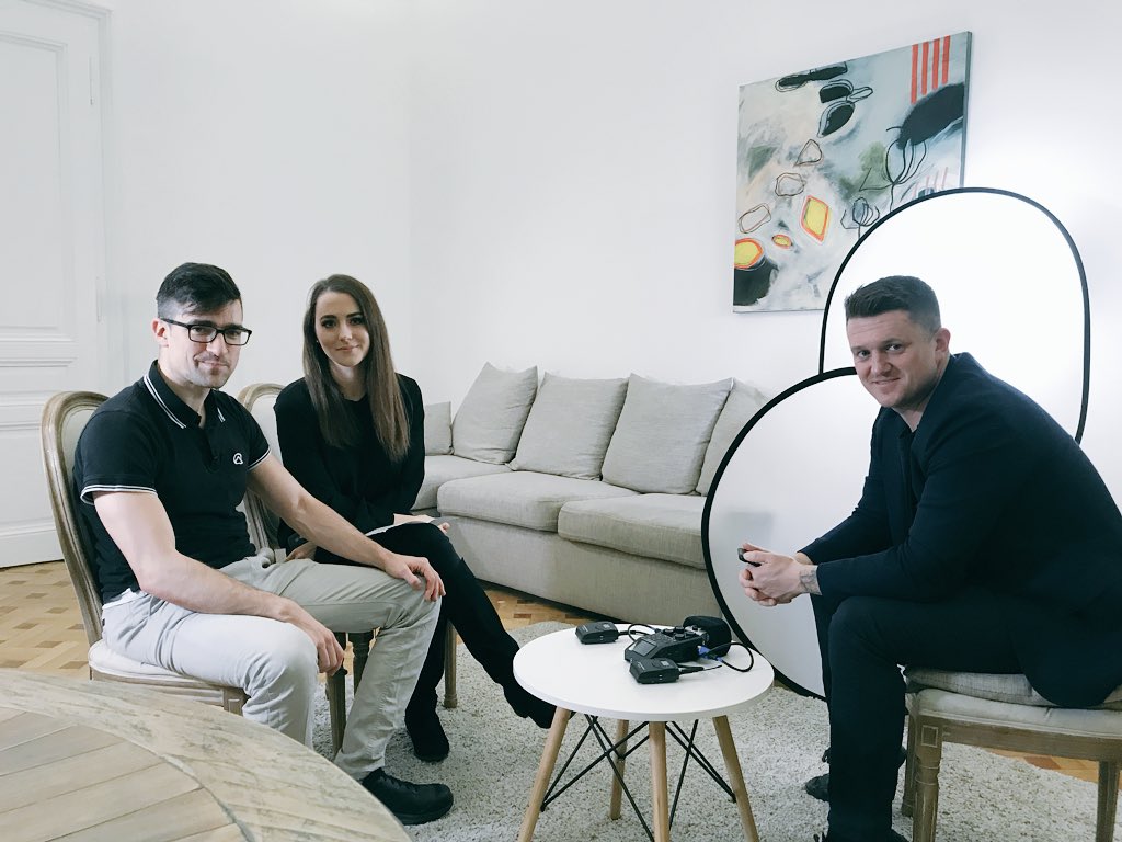 TRobinsonNewEra's tweet photo. About to interview Brittany &amp; Martin about their ordeal. They have brought the home office documents which accuse me of being a ‘racial hate preacher’. Full report coming soon on https://t.co/n58aV1eLyN https://t.co/aNyG6Ahe4s