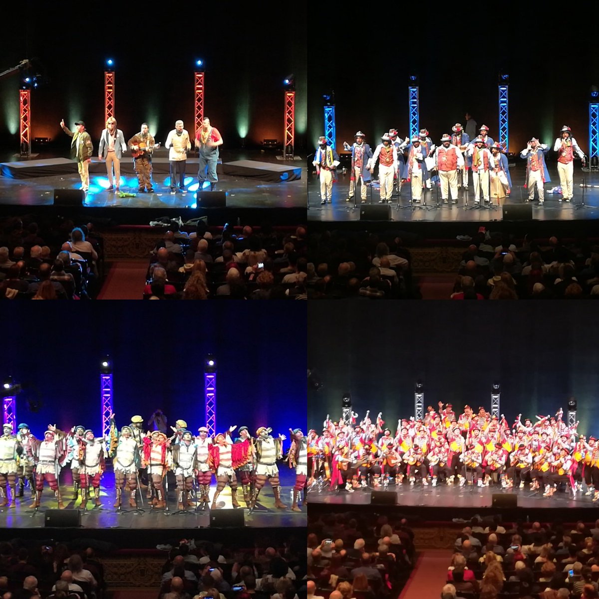 Otra mágica noche de Carnaval de Cádiz en el <a href="/Liceu_cat/">Gran Teatre del Liceu</a> , gracias @FundAndacat por hacerlo posible.