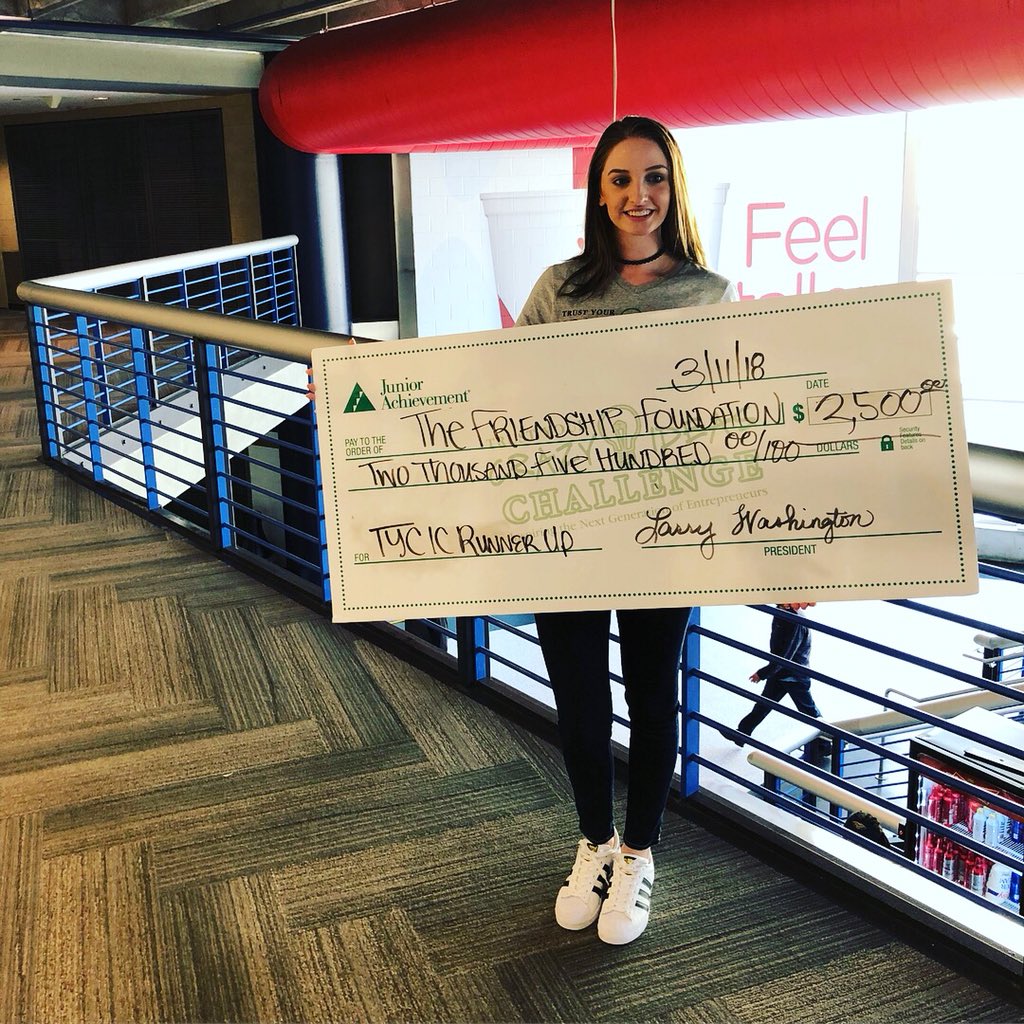 JAneworleans's tweet photo. And let’s hear it for our local #TYCIC runner-ups! Elizabeth Skrmetta, Jenna O’Dwyer &amp; Caroline Loftin of Sacred Heart Academy and Amber Wyatt of Chapelle High School! Great job ladies 👏 #TrustYourCrazy https://t.co/eSDIL4dA6R