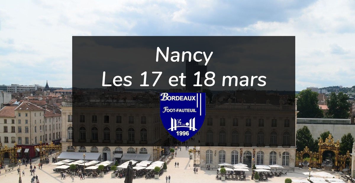 BordeauxFf's tweet photo. Ce week-end, nous serons près de #Nancy (Lorraine) pour notre seconde journée de championnat ! ♿⚽
Au programme :
#Bordeaux - #Vandoeuvre​
Bordeaux - #Berck​
Bordeaux - #Grenoble​
Berck - Bordeaux

Allez #BFF !!!!!! 🙌🙌🙌  #FootFauteuil #Handisport https://t.co/iPjhJQkheQ