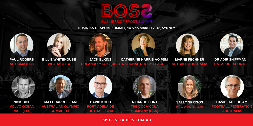 BOSSummit's tweet photo. The #BOSSummit kicks off on Wednesday! We're looking forward to hearing from the best minds in local &amp; international sport at the @sofitelsydney. See you there! https://t.co/LI7CT389XR