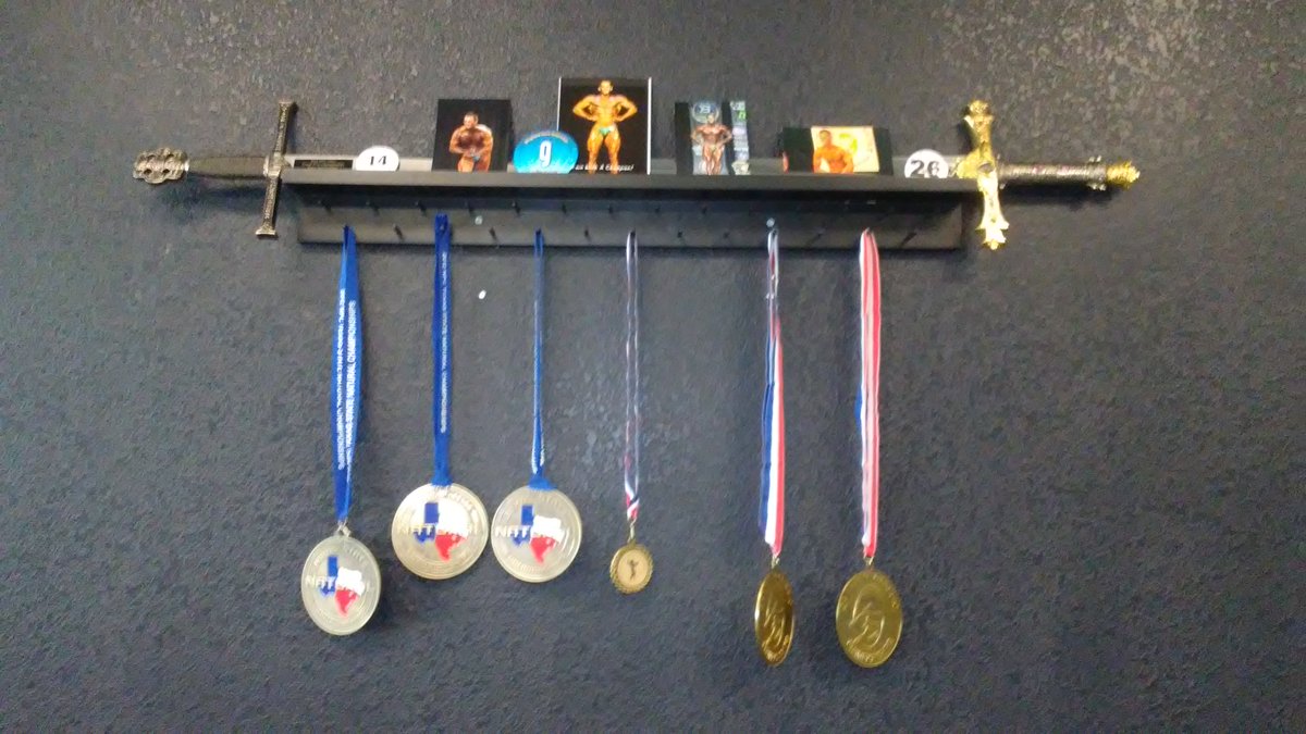 StrongFoundPT's tweet photo. Be proud of your accomplishments but never stop striving to be a better you. This display in my studio is a reminder of that. π
π
πͺπ #finesscrushchallenge #fitnesschallenge #challenge #fitfam #fitnesscoach #coaching #onlinefitnessocach #strongfound #fitness https://t.co/AlEZmt0pqs