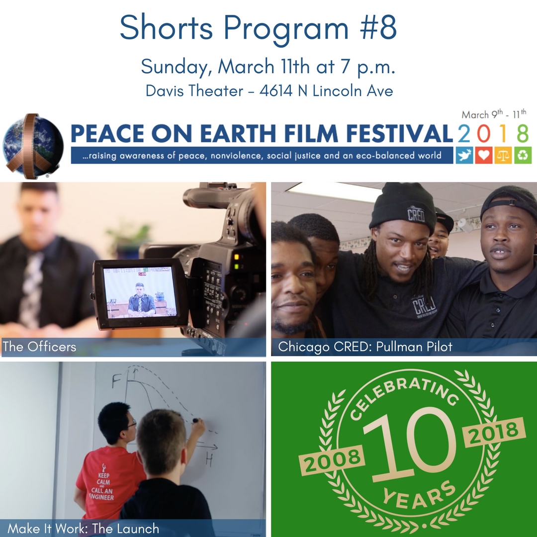 POEFF's tweet image. Join us this evening for Shorts Program #8.
The Officers
Chicago CRED: Pullman Pilot
Make It Work: The Launch
poeff-sp8.brownpapertickets.com

#POEFF18 #Chicago #ChicagoFilm