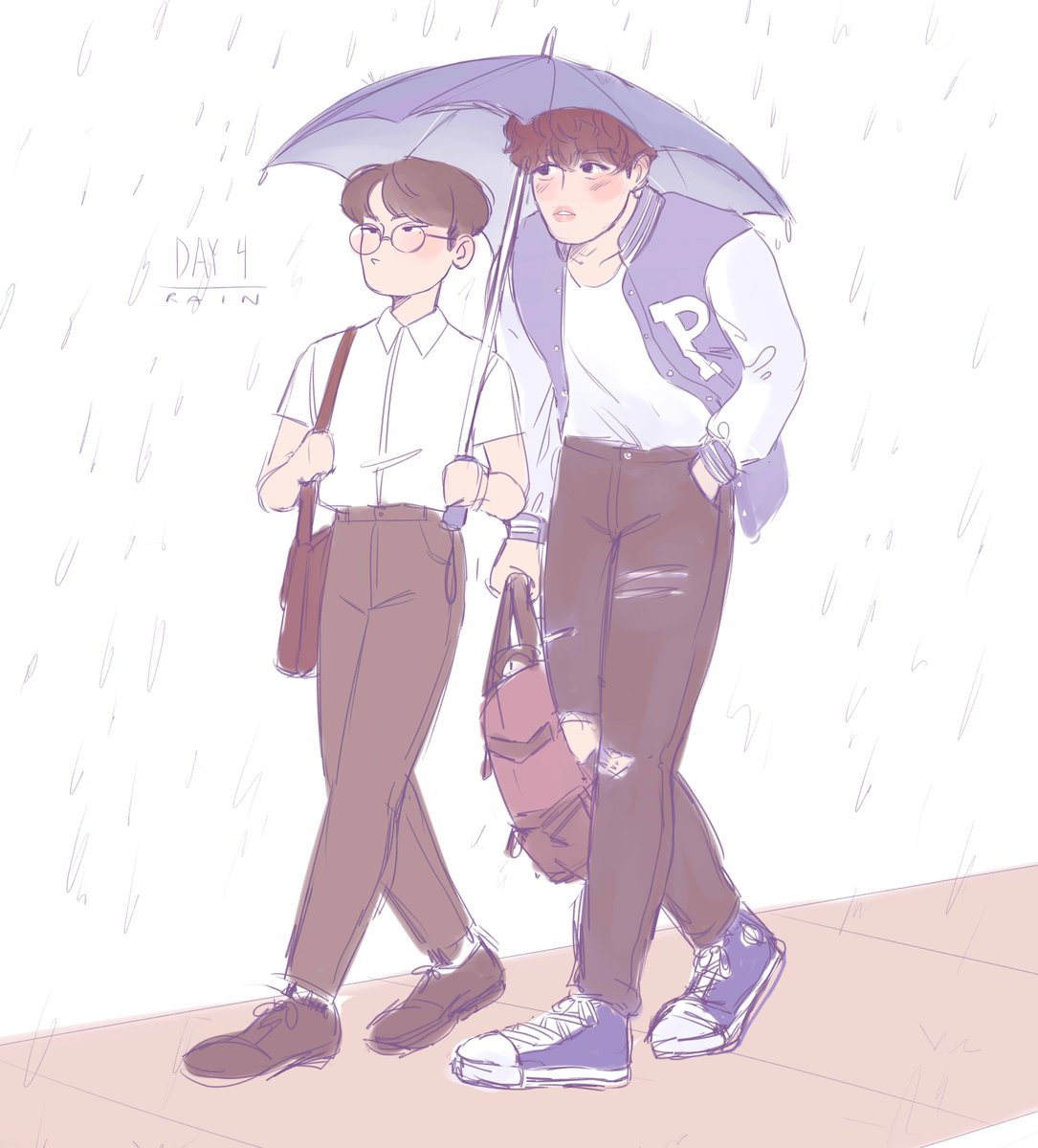 xiaouji's tweet photo. cheol: can i hold the umbrella
hoon: no
#JicheolWeek #Day4 #Jicheol https://t.co/HSReirnGak