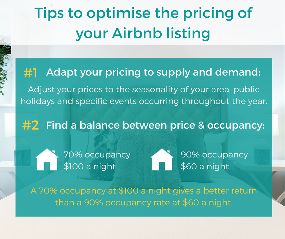 [TIPS] Daily price management of your property listing is essential to making your short-term rental successful. Find out about some top tips to maximize your prices here. 
Any other tips to share?
#Airbnb #shorttermrentals #propertymanagement #priceoptimisation