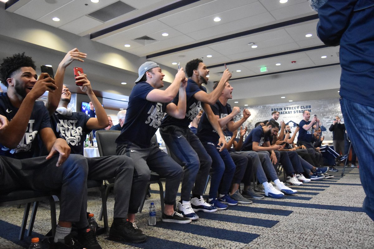 NevadaWolfPack's tweet photo. The Pack is GOING DANCING!

#BattleBorn #TheHunt #MarchMadness https://t.co/m27zdWCJme