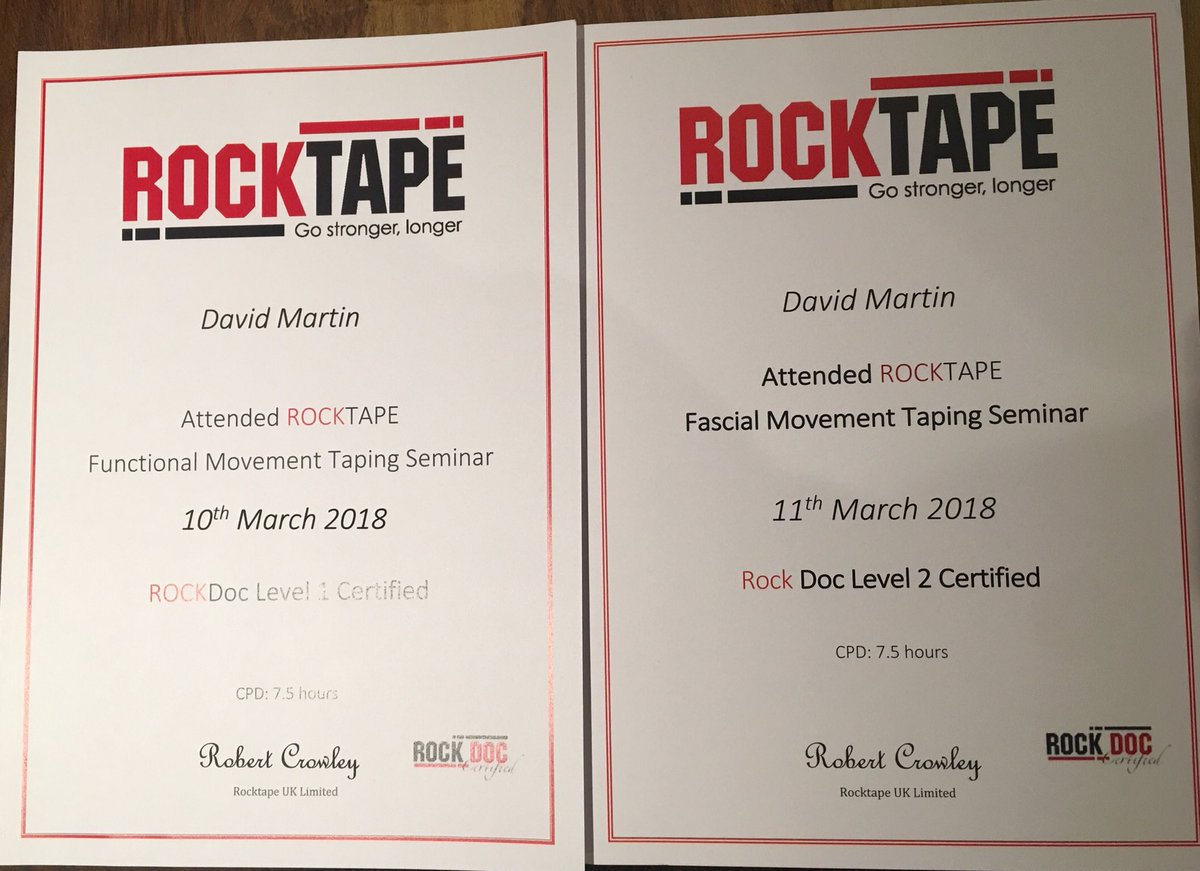 moveique's tweet photo. Had a brilliant weekend with @RockDocRob and met some awesome people becoming a certified RockTape RockDoc. #OBTUK #rocktapeuk #rockdocuk #tapingmovement https://t.co/PIiuUGI2tw