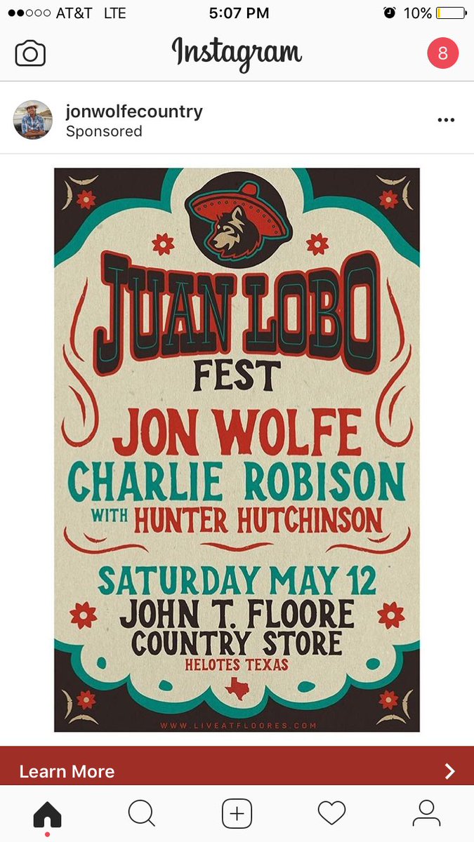 RogerSa69's tweet photo. Shiii I know where imma be May, 12th 🤙🏼🤙🏼#JonWolf #CharlieRobison https://t.co/DjqXXllrnc