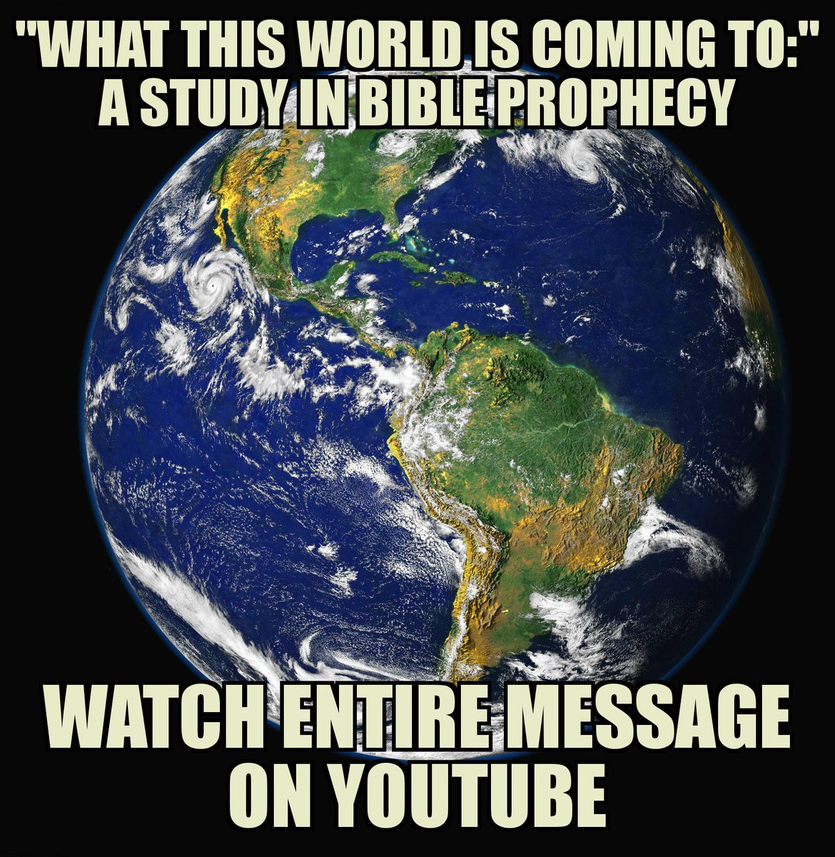 518_pr's tweet photo. About 25% of the Bible is prophetic in nature, many Bible prophecies already fulfilled. More than any book, The Bible alone predicts the future with astonishing accuracy. Only God himself could have written it. Watch: "What This World is Coming To" Part 1

https://t.co/ar8ySU1lv6 https://t.co/pXAEydiwBY