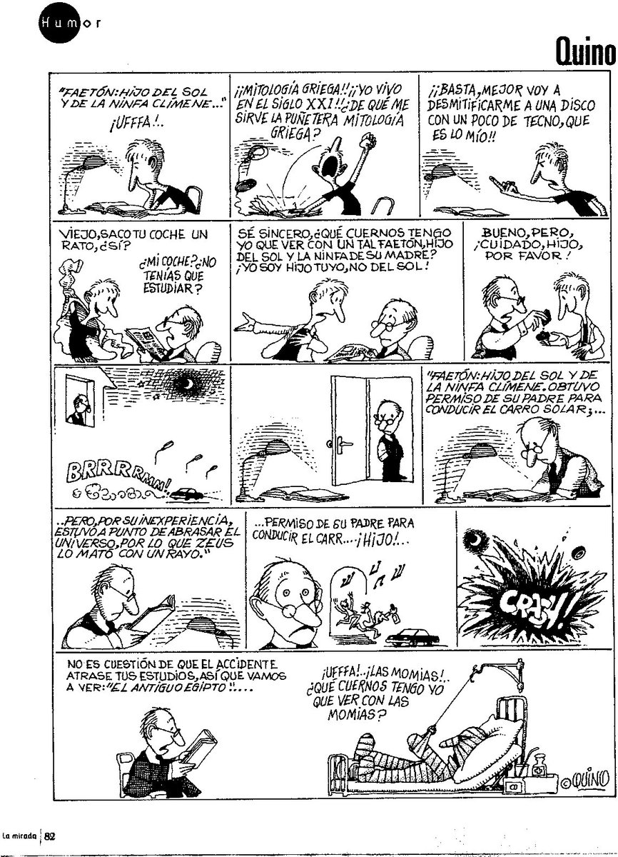 #DDC18_2 El cómic y el humor gráfico son material didáctico de primera división, incluso en ámbitos como las lenguas clásicas o la mitología. ¿Los utilizáis?