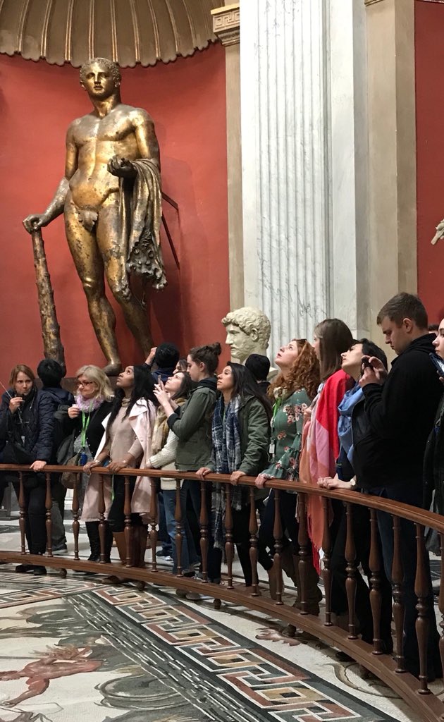 JCUgazingwomen's tweet photo. Big thank you for following along on our adventures these past days! Safe to say we have a new found appreciation for the history and art we learned about and witnessed in France and Italy!   Best of luck to a great rest of the semester! https://t.co/CiXtc4cj04