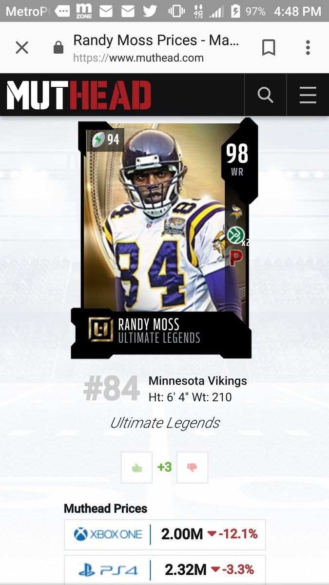 iim_riskyy's tweet image. 🔥🔥GIVEAWAY FIRE🔥🔥
COMING FROM @PlayLine N @iim_riskyy WE R GIVING AWAY A 98 UL RANDY MOSS &amp;lt; WINNER ELIGIBLE ON BOTH SYSTEMS &amp;gt; WILL DRAW @ 750 RETWEETS OR NEXT FRIDAY!

1⃣RETWEET
2️⃣FOLLOW @PlayLine
3️⃣SIGN UP TO PlayLine.com  (win a FREE $1,000,000 everyday)🔥