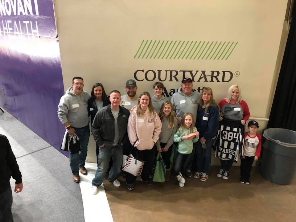 CarolinaBhood's tweet image. Precisely why the Salute To Heroes Hockey game is so special! Never forget our #LODDs. Fire/Medic win! #NeverForget #Brotherhood #CBH18