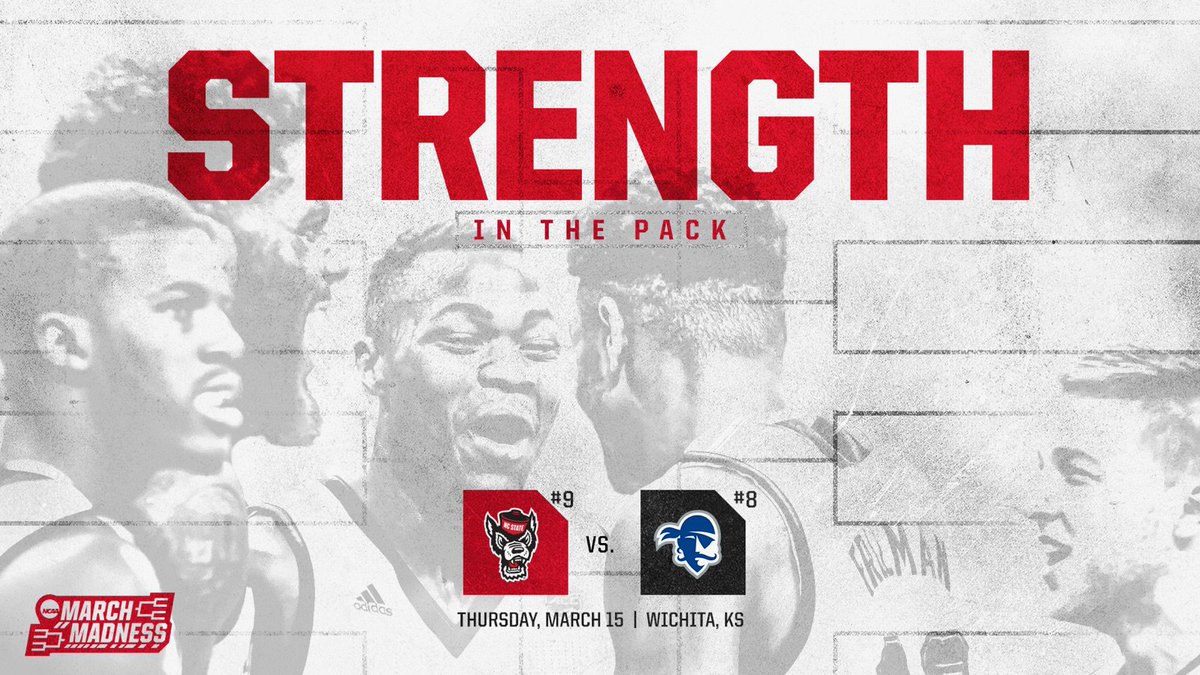 PackMensBball's tweet photo. We'll see you in Wichita, #WPN!

First round opponent on Thursday is Seton Hall https://t.co/fHxh2bvAOV