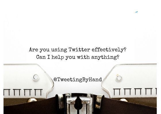 You see the potential of Twitter for your business but don't have time? 

By tweeting for you in your style means you can get on with your business!

Let’s have a chat.
