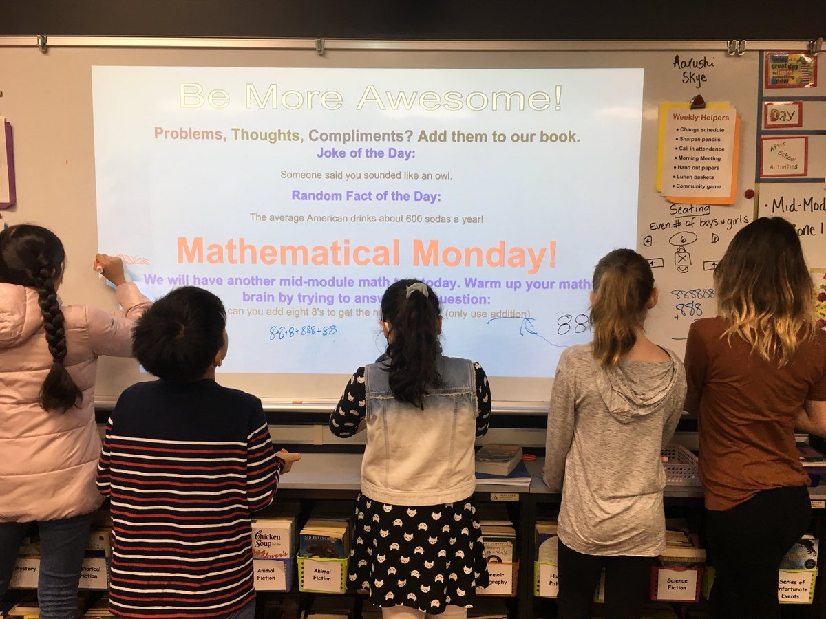 HarrisonASIJ's tweet photo. How can you add eight 8’s to get the number 1,000? What is the mathematical reasoning behind this? https://t.co/wxj9RBTgTi