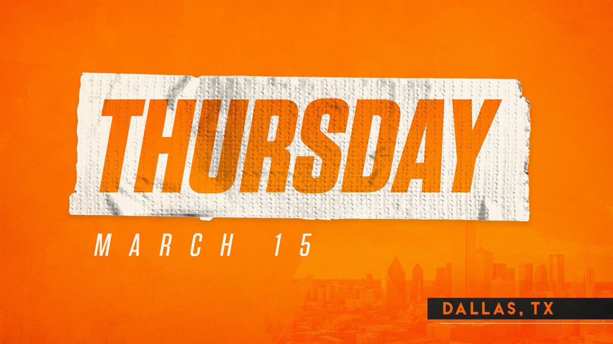 Vol_Hoops's tweet photo. BIG ORANGE 🍊 BIG DANCE

We’re headed to Dallas to face Wright State on Thursday. 

#GBO #MarchMadness https://t.co/lFSLyfkQwU