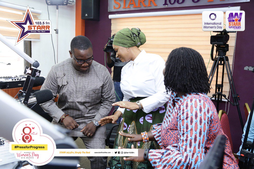 sadiq_more's tweet photo. Great privilege working with d 2nd lady of Ghana @SBawumia d last @Starr1035Fm @francis_abban #EIBNetwork #sadiqmore #moremedia #moregroup https://t.co/J1no4hQG9Y