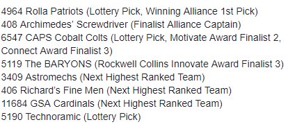 FTCMO's tweet image. Congratulations to our Missouri teams for advancing to the @FIRSTweets World Championship In Houston, TX! We are super excited about our teams that will be representing our region next month!
@4964Ftc @PSH_Robotics @rsdrobotics @5119Baryons @KCAstromechs @Technoramic5190