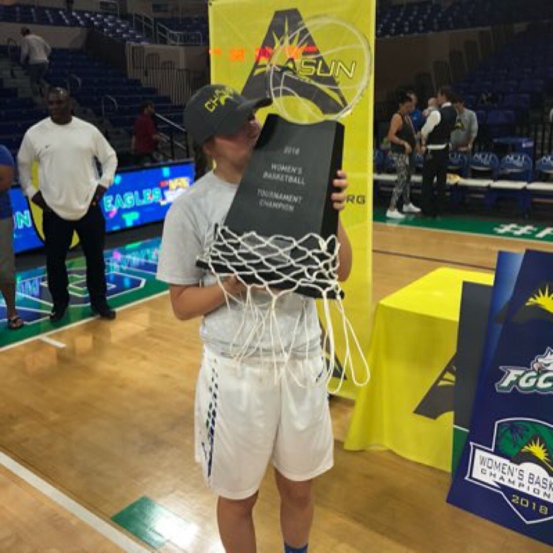 WiscoAcademy's tweet photo. Congratulations to WA Alum Alyssa Blair (@AlyssaBlair23) & @FGCU_WBB for winning the Atlantic Sun Conference Tournament! #TimeToGoDancing #WABFam https://t.co/gVU0LkkHF3