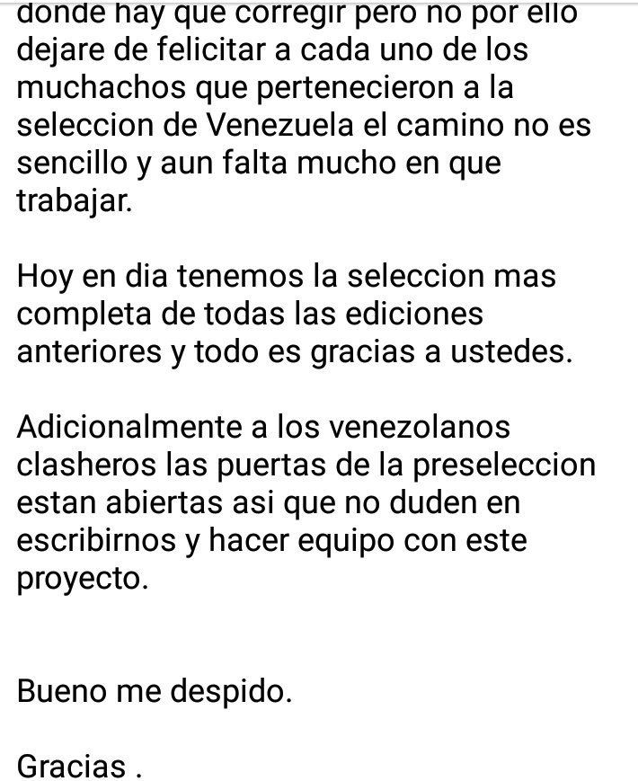 Para mis chamos de la seleccion de clash of clans venezolana. <a href="/SelecVZLACoc/">Selección Venezolana COC</a> y la organizacion de la <a href="/CopaAmericaCoC/">Copa América de Selecciones CoC</a>