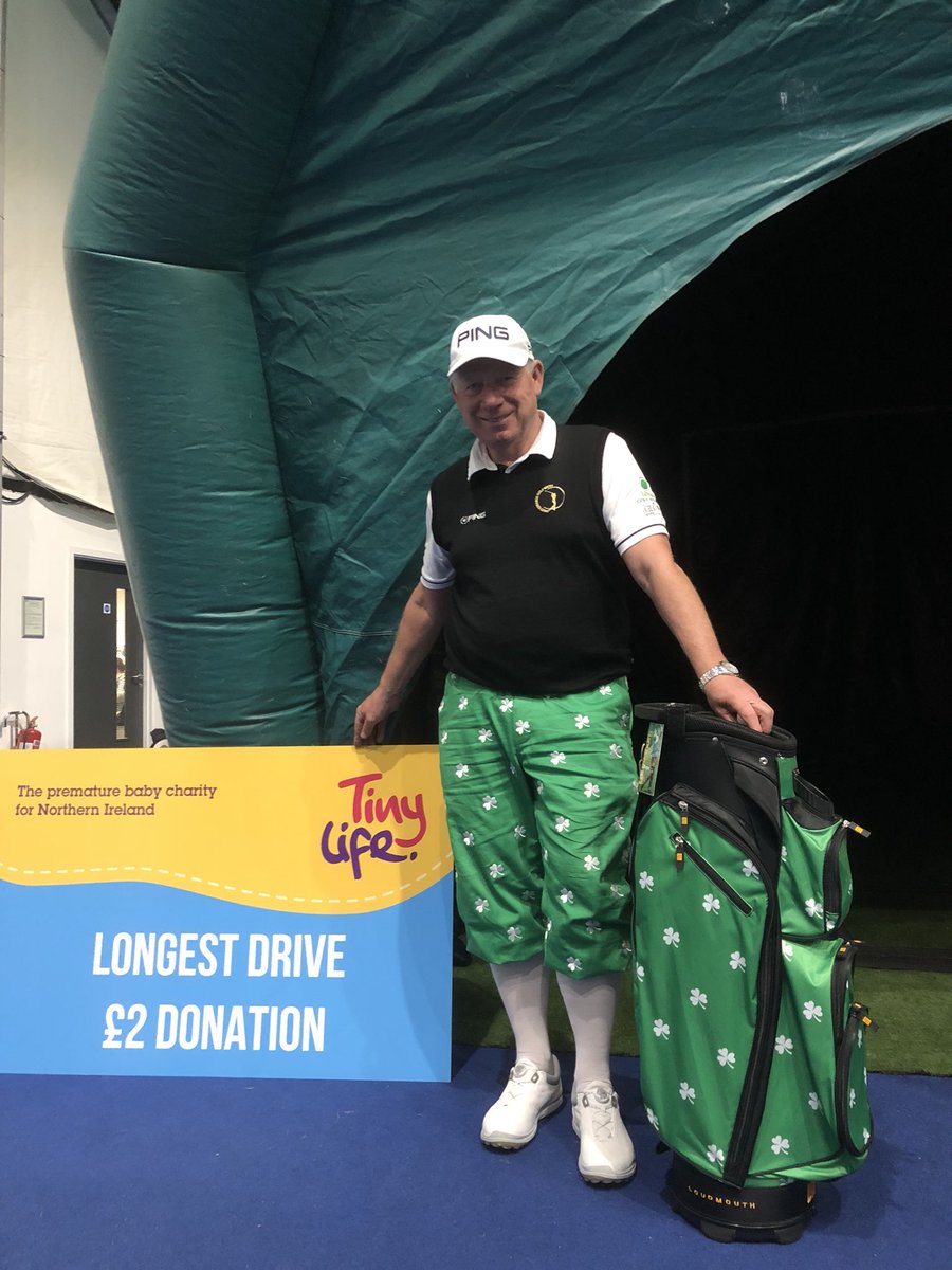 trickgolfshow's tweet photo. Congratulations to the winners #LongestDrive #NearestThePin @xperientialco #IGE2018 Winning @LoudmouthGolf Bags sponsored by @trickgolfshow Sponsors @LoudmouthGolf @TSand13 #SuperbWeekend @goQradio @VisitBelfast @TitanicExhibit @TinyLifeCharity #Charity https://t.co/0QK9yeXLDE
