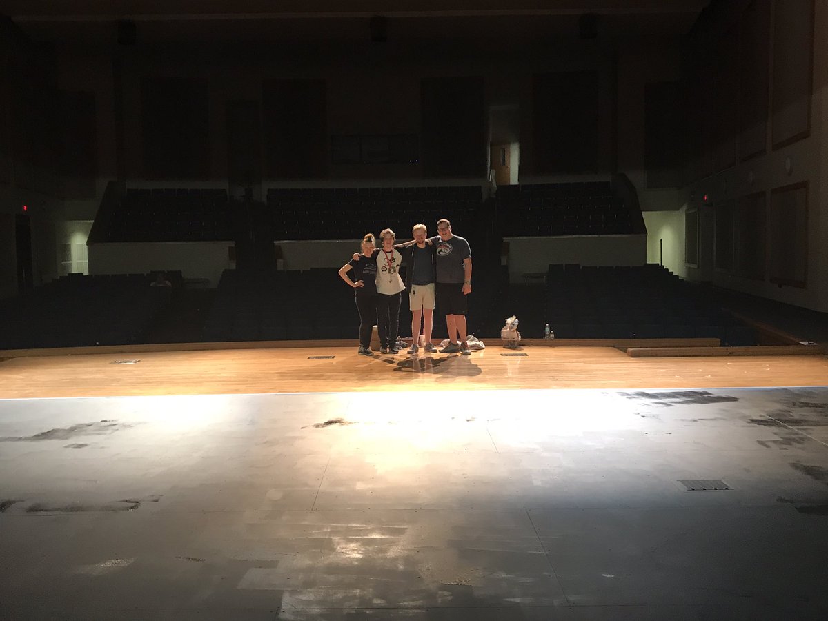 Bay City HS Speech & Drama (@thedungeoneers) on Twitter photo The <a href="/UHTheatreDance/">UHTheatreDance</a> Theatre Ed sophomores spent Sunday of Spring Break preparing the Bay City HS stage to host OAP Bi-District. They tore down a set, hung & focused lights & painted the deck. #ProudOfUHTheatre #CarpeDiem The <a href="/UHTheatreDance/">UHTheatreDance</a> Theatre Ed sophomores spent Sunday of Spring Break preparing the Bay City HS stage to host OAP Bi-District. They tore down a set, hung & focused lights & painted the deck. #ProudOfUHTheatre #CarpeDiem