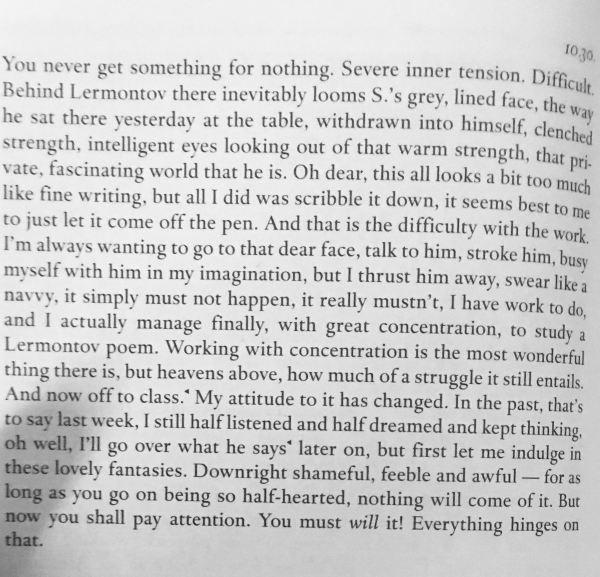 11 March 1941: I thrust him away, swear like a navvy. It simply must not happen.