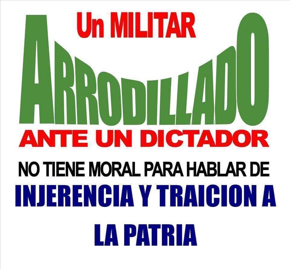 Pura_Miel's tweet photo. #MilitarVzlaTeApoyaRebelate 
Si tu como Militar con Dignidad sabes q Venezuela esta gobernada X delincuentes ... q esperas ... no se cuantos ingredientes lleva la receta de la Dignidad ... pero d q lleva huevos ... lleva huevos ... pero no los veo .... no los vemos ... https://t.co/GQxcyUP0dT