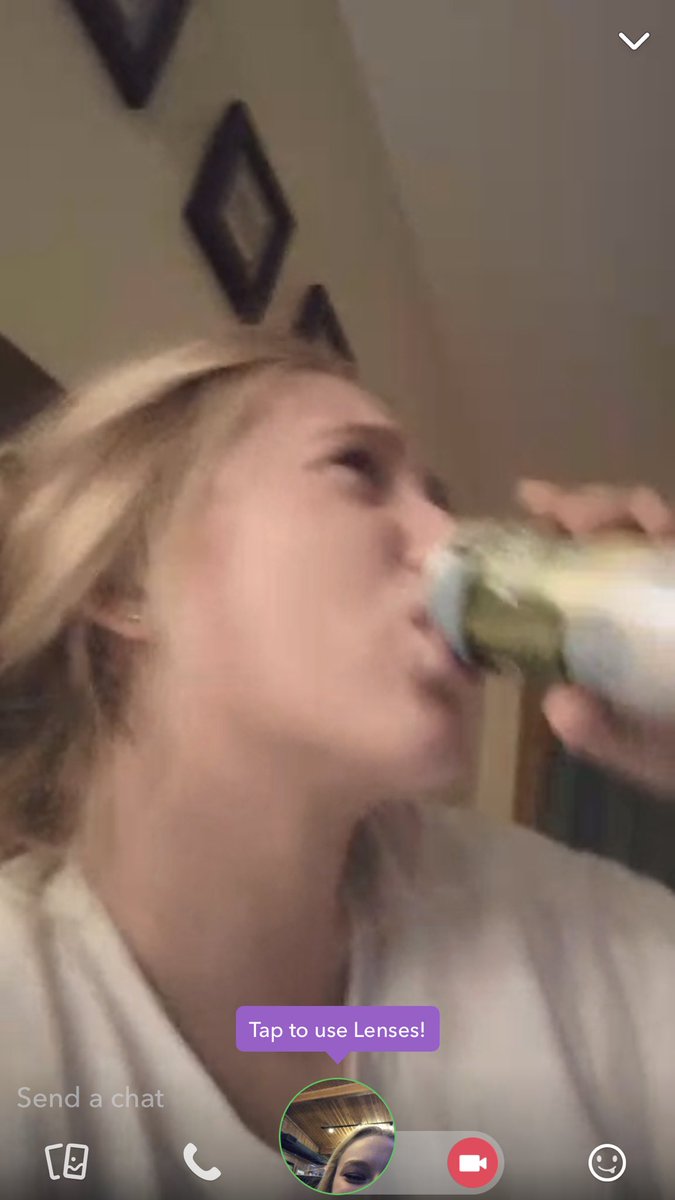 Therese and I️ are the only ones not going on spring break and this is the result of our FaceTimes