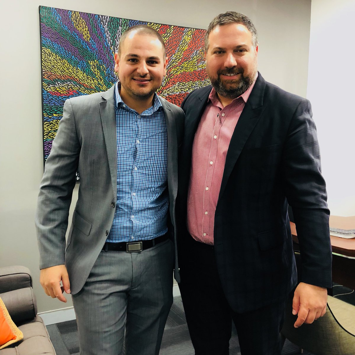 georgekapos's tweet photo. Running our Monthly Team Breakfast Meeting. Also, a huge thank you and shout out to George Hourani, Sales Director at the Canterbury Bankstown Torch Newspaper for coming in to talk to us about print media. https://t.co/IxSonuw0Jt